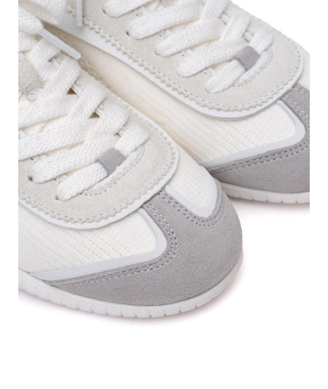 PINKO Белые текстильные кроссовки, фото 2