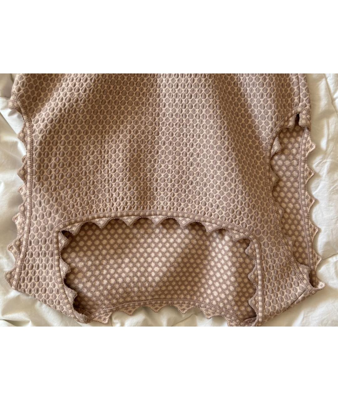 ALAIA Розовое вискозное коктейльное платье, фото 8