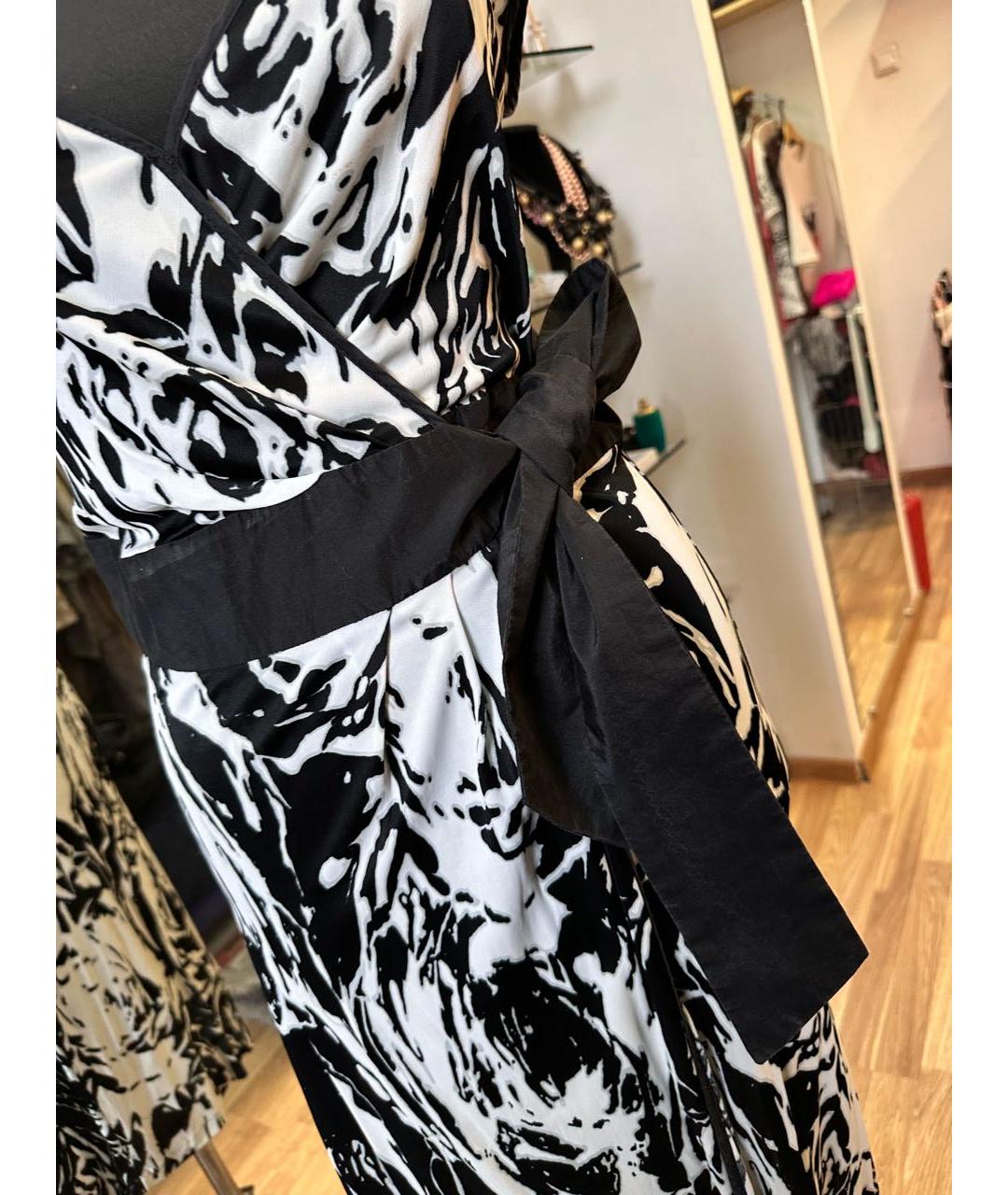 MAX MARA Черное вискозное повседневное платье, фото 4