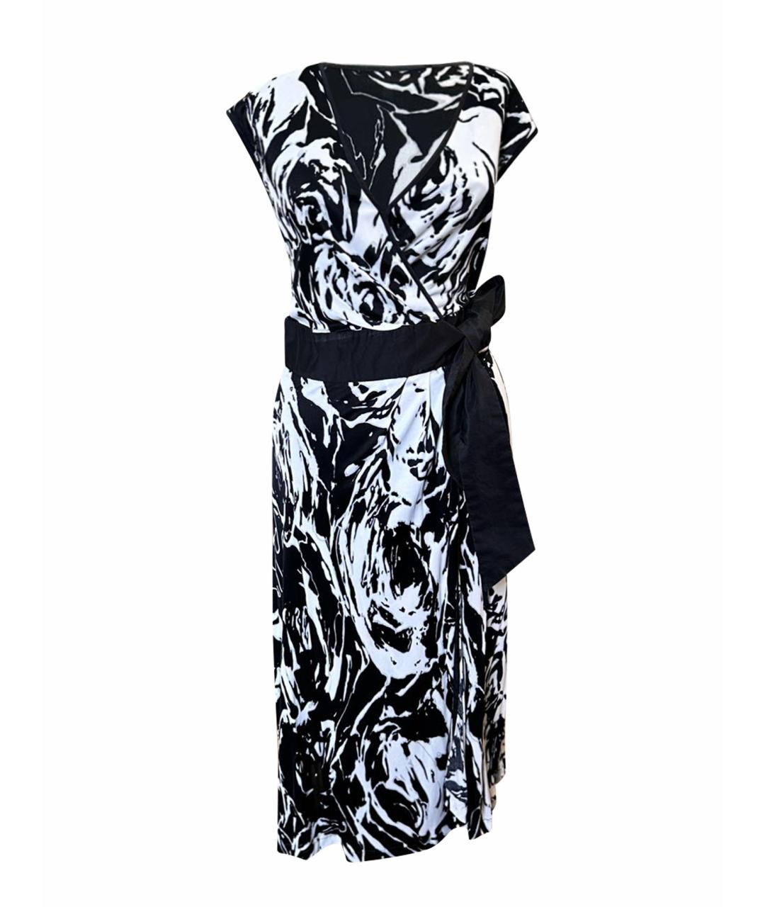 MAX MARA Черное вискозное повседневное платье, фото 1