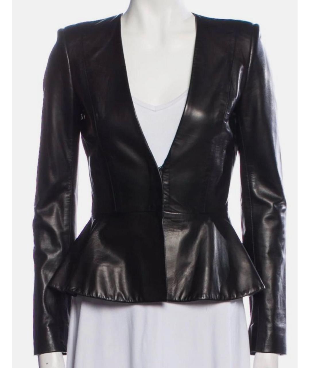 THE ROW Черная кожаная куртка, фото 8