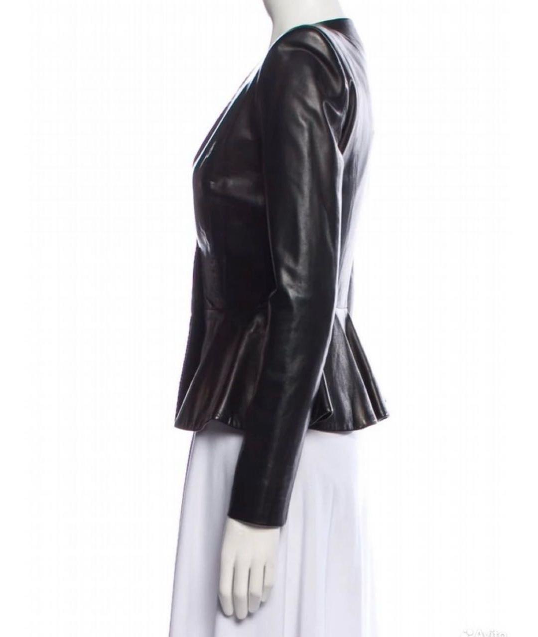 THE ROW Черная кожаная куртка, фото 3