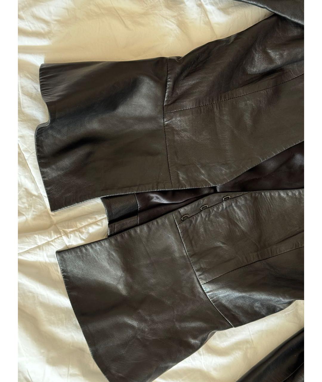 THE ROW Черная кожаная куртка, фото 6