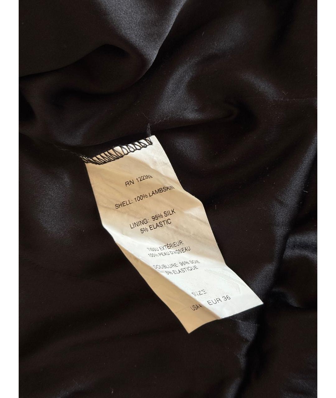 THE ROW Черная кожаная куртка, фото 7