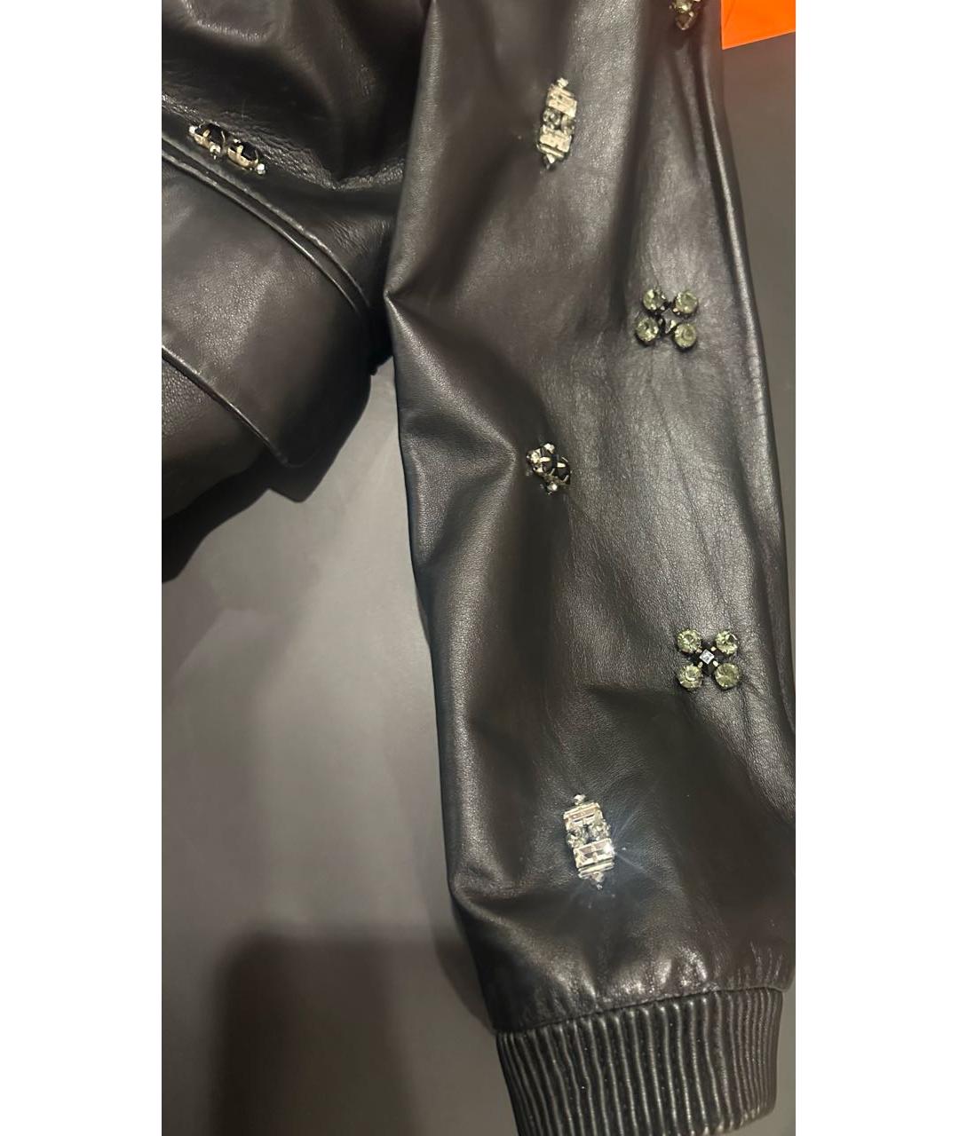 MAX&CO Черная кожаная куртка, фото 8