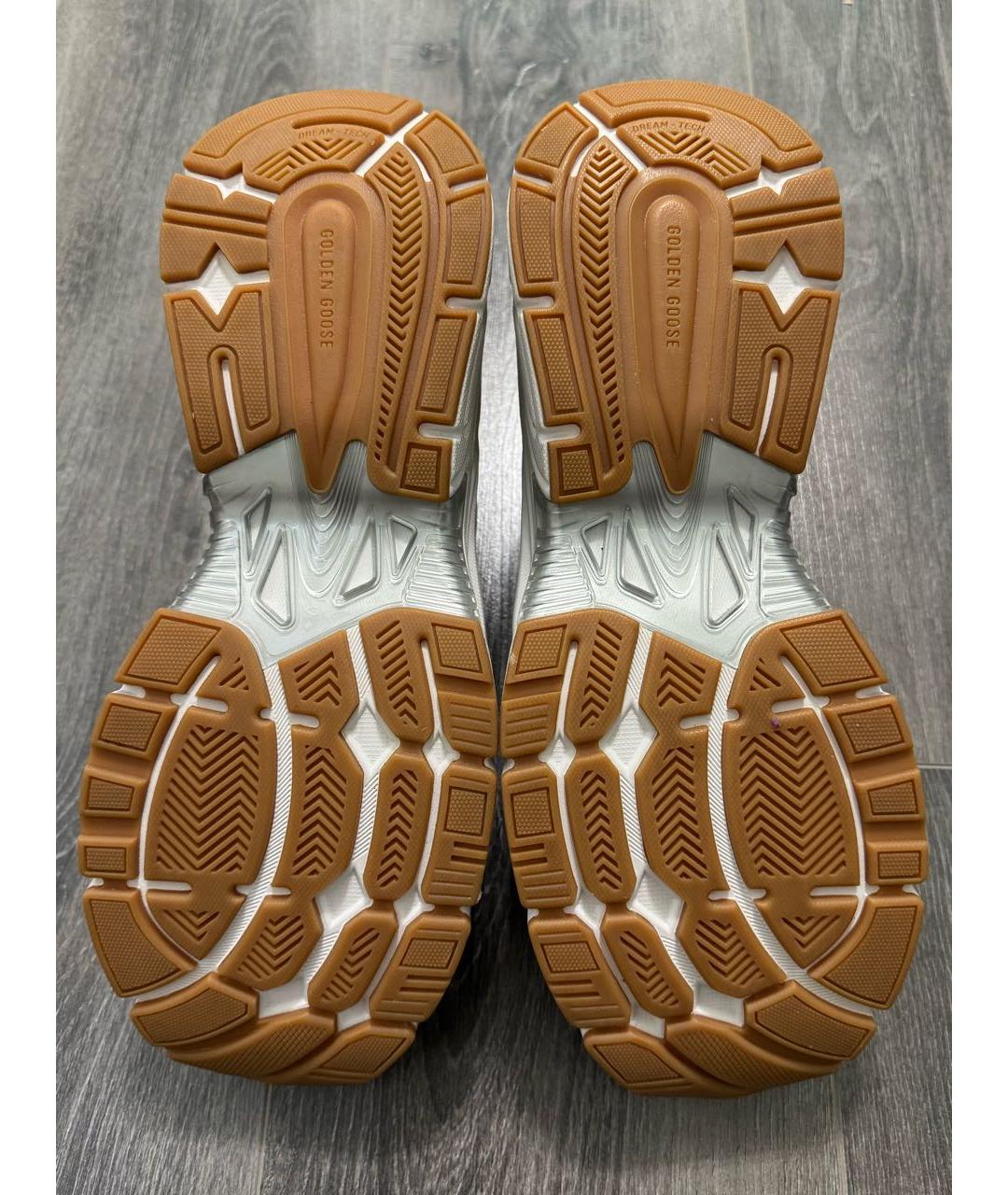 GOLDEN GOOSE DELUXE BRAND Белые кожаные высокие кроссовки / кеды, фото 7