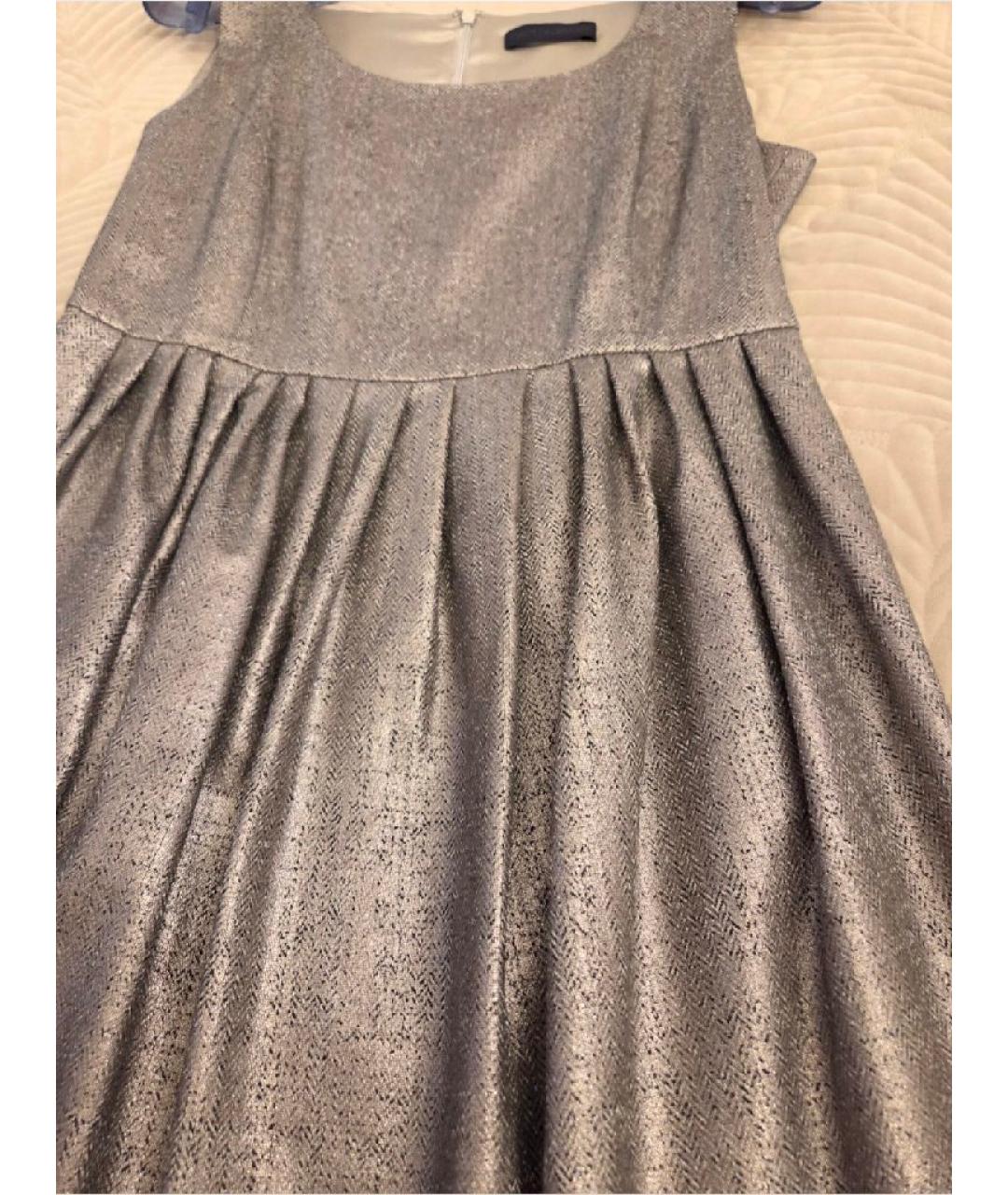 TRUSSARDI Серое коктейльное платье, фото 3