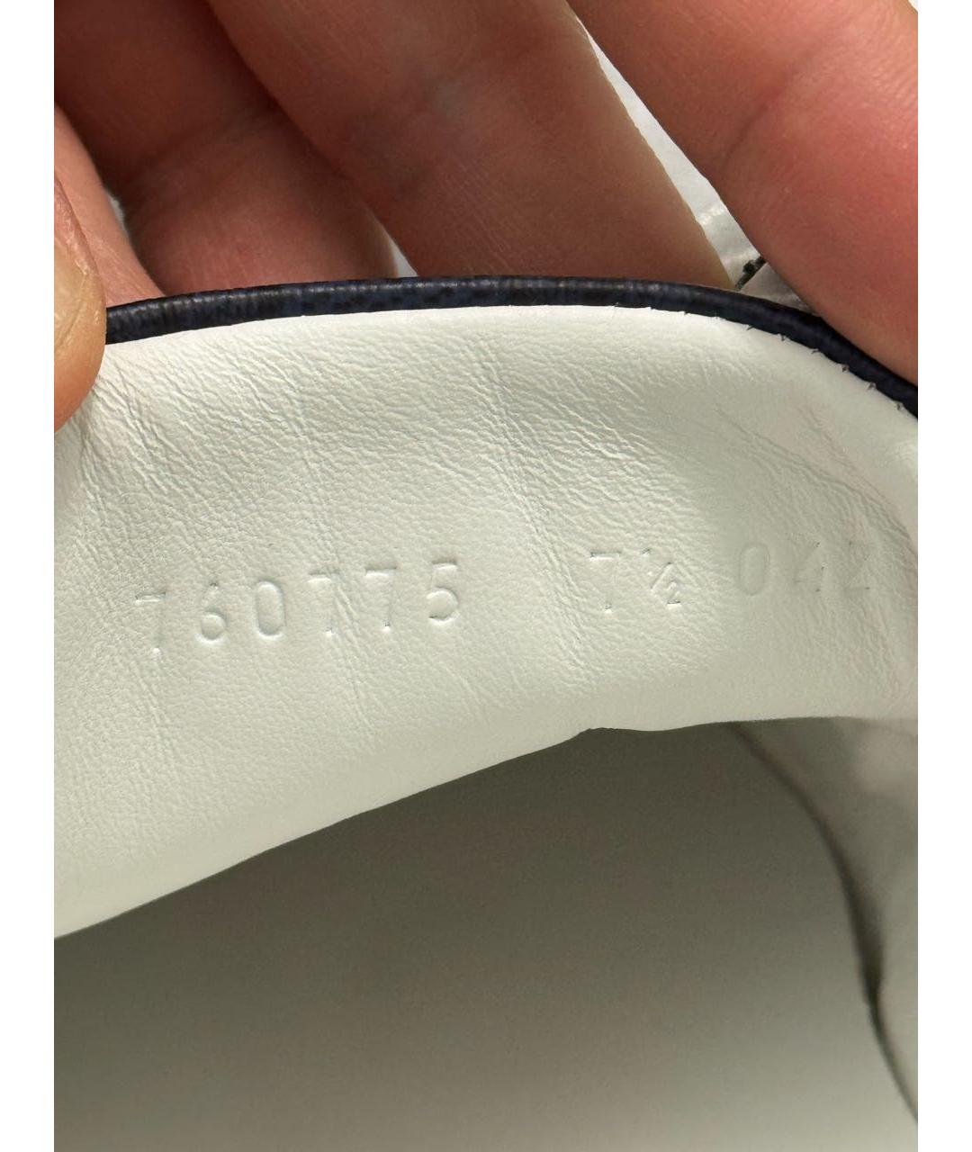 GUCCI Темно-синие низкие кроссовки / кеды, фото 8