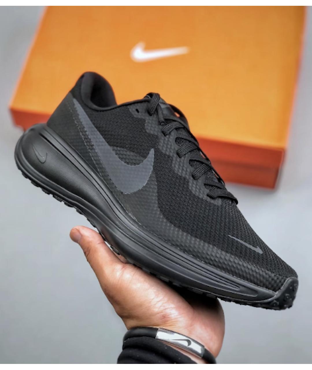 NIKE Черные низкие кроссовки / кеды, фото 6