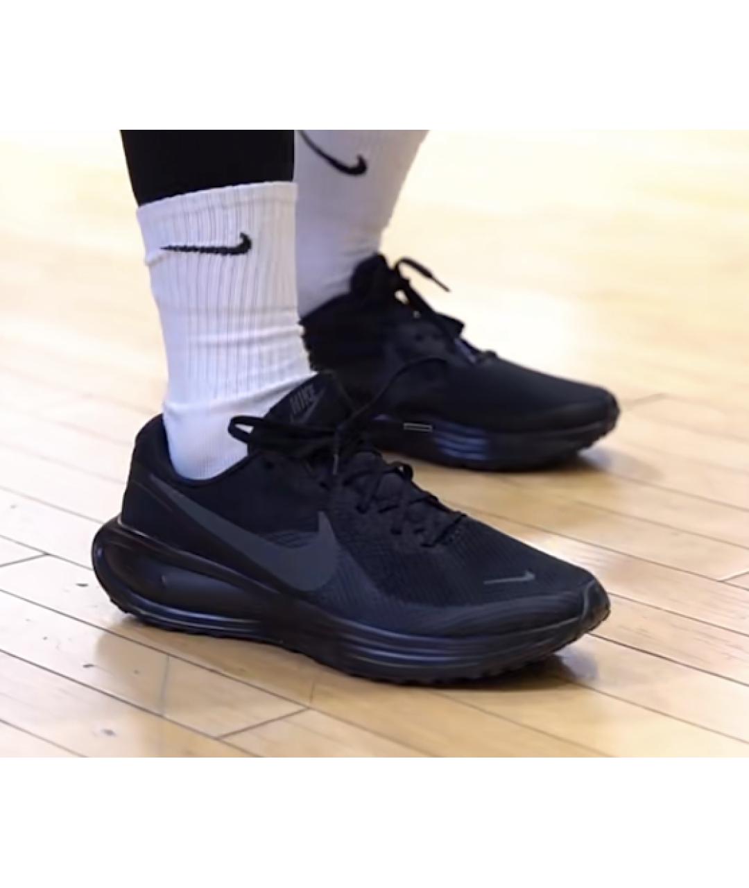 NIKE Черные низкие кроссовки / кеды, фото 7