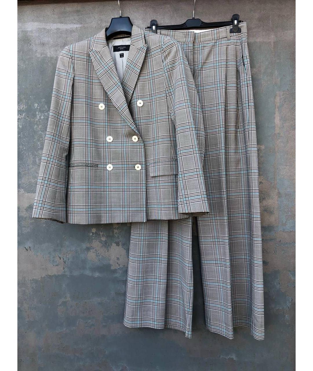 WEEKEND MAX MARA Серый костюм с брюками, фото 8