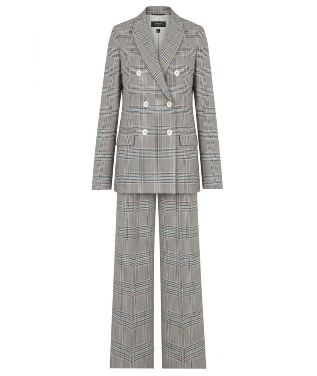 WEEKEND MAX MARA Серый костюм с брюками, фото 1