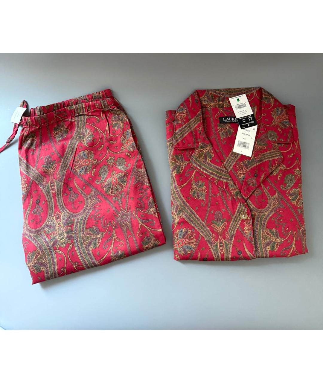 RALPH LAUREN Мульти вискозная пижама, фото 2