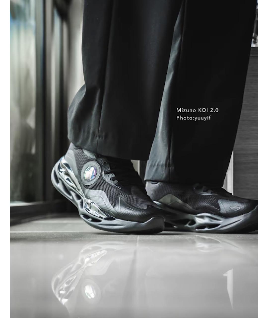 MIZUNO Черные низкие кроссовки / кеды, фото 7