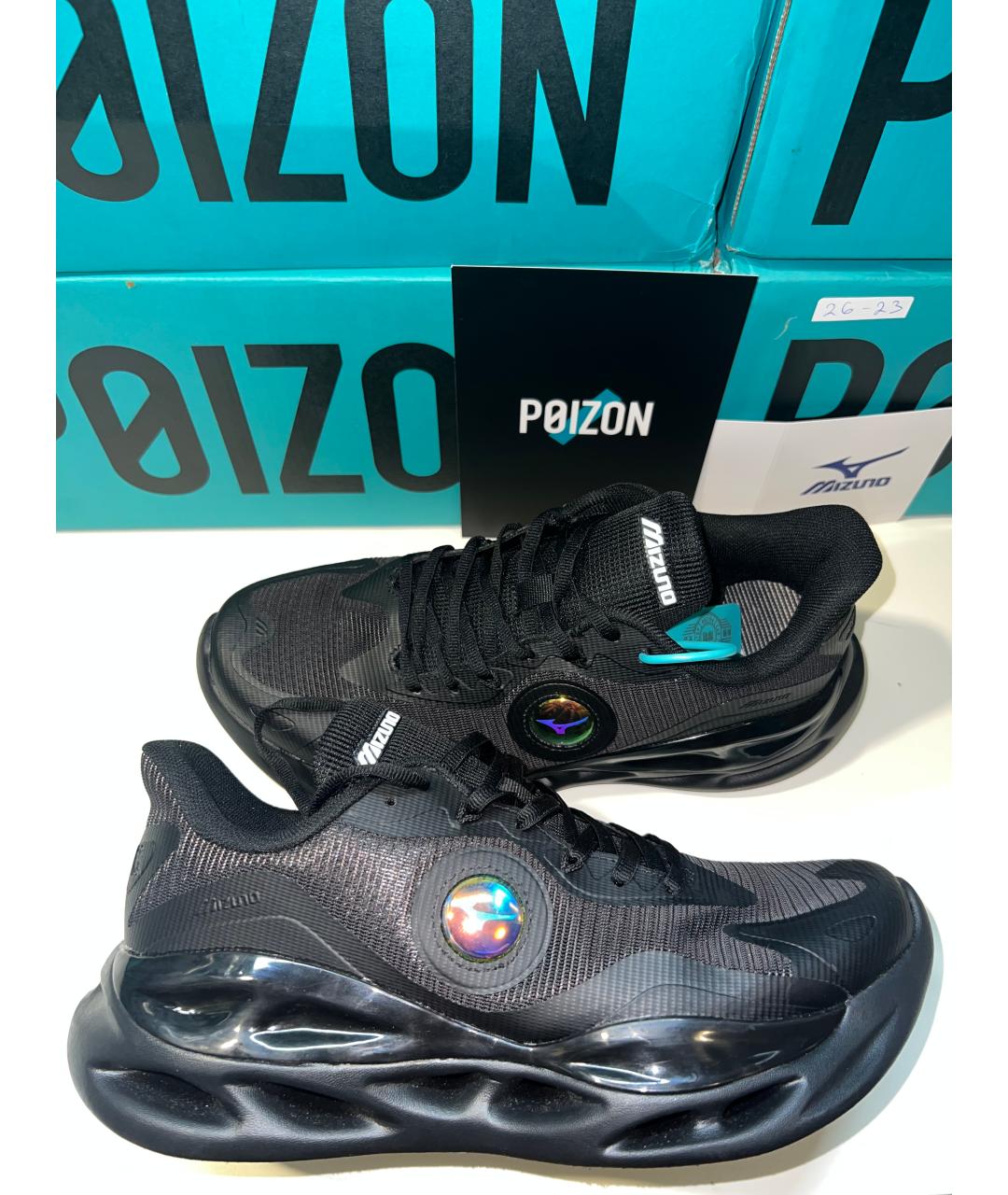 MIZUNO Черные низкие кроссовки / кеды, фото 6