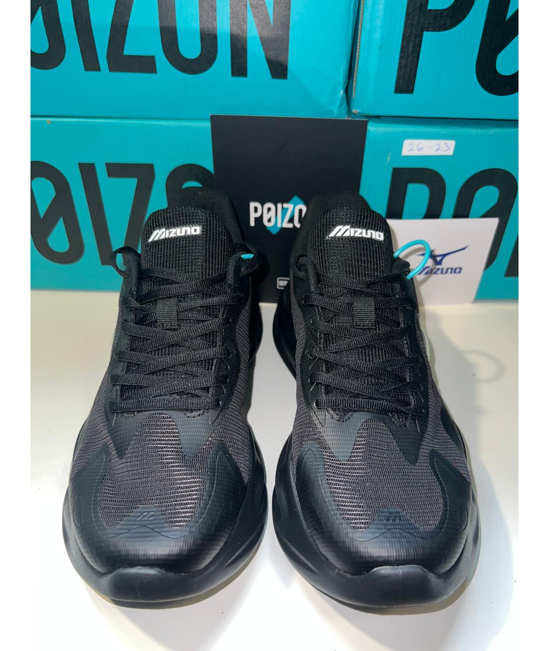 MIZUNO Черные низкие кроссовки / кеды, фото 5