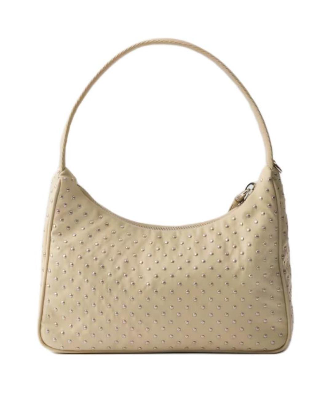 PRADA Бежевая сумка через плечо, фото 3