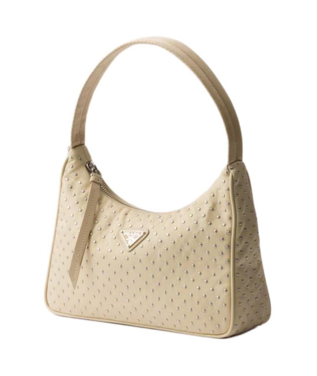 PRADA Бежевая сумка через плечо, фото 2