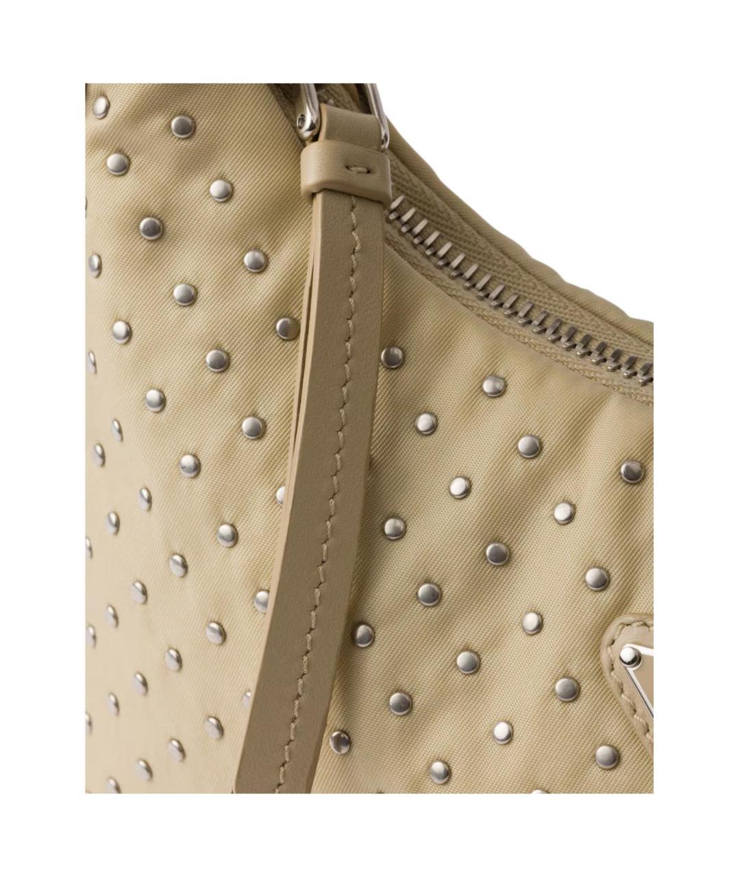 PRADA Бежевая сумка через плечо, фото 5