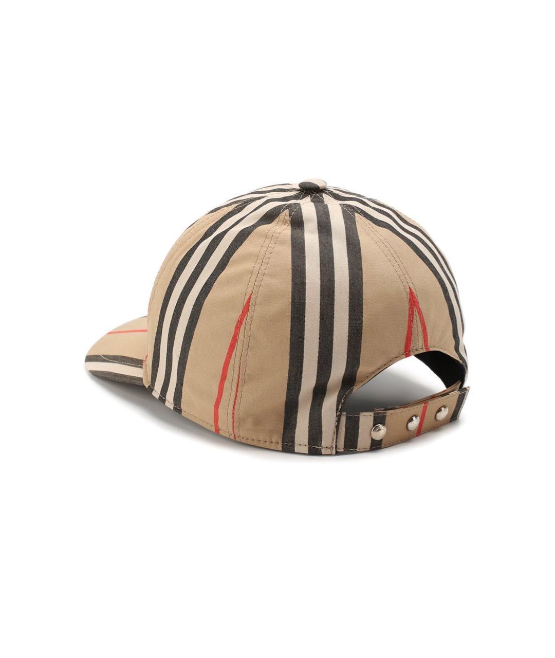 BURBERRY Бежевая хлопковая кепка, фото 2