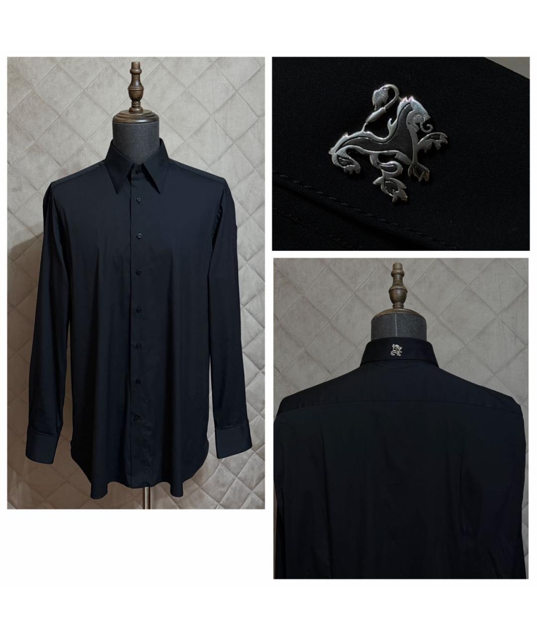 ZILLI Черная классическая рубашка, фото 3