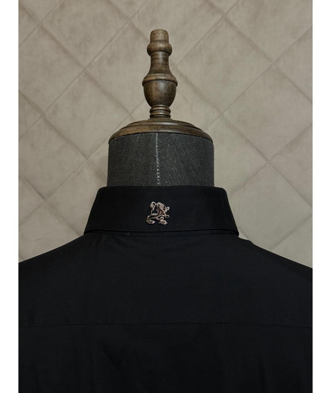 ZILLI Черная классическая рубашка, фото 4