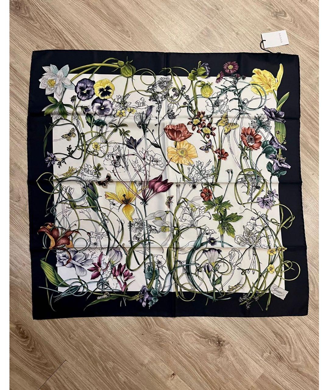 GUCCI Шелковый платок, фото 9