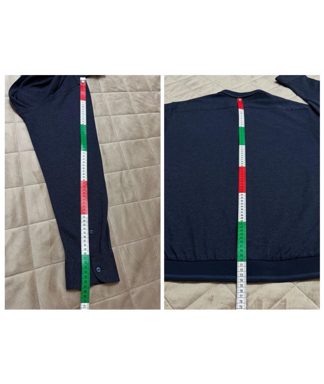 ZILLI Темно-синяя кэжуал рубашка, фото 8