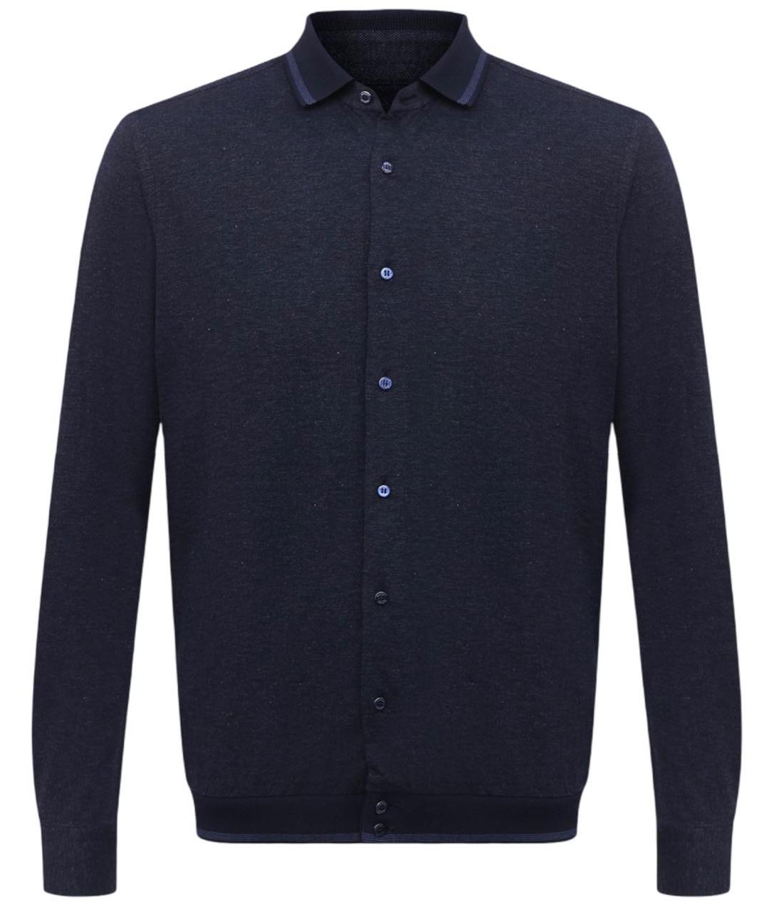 ZILLI Темно-синяя кэжуал рубашка, фото 9