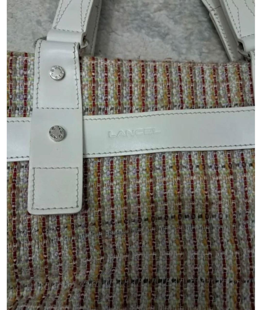 LANCEL Мульти твидовая сумка тоут, фото 2