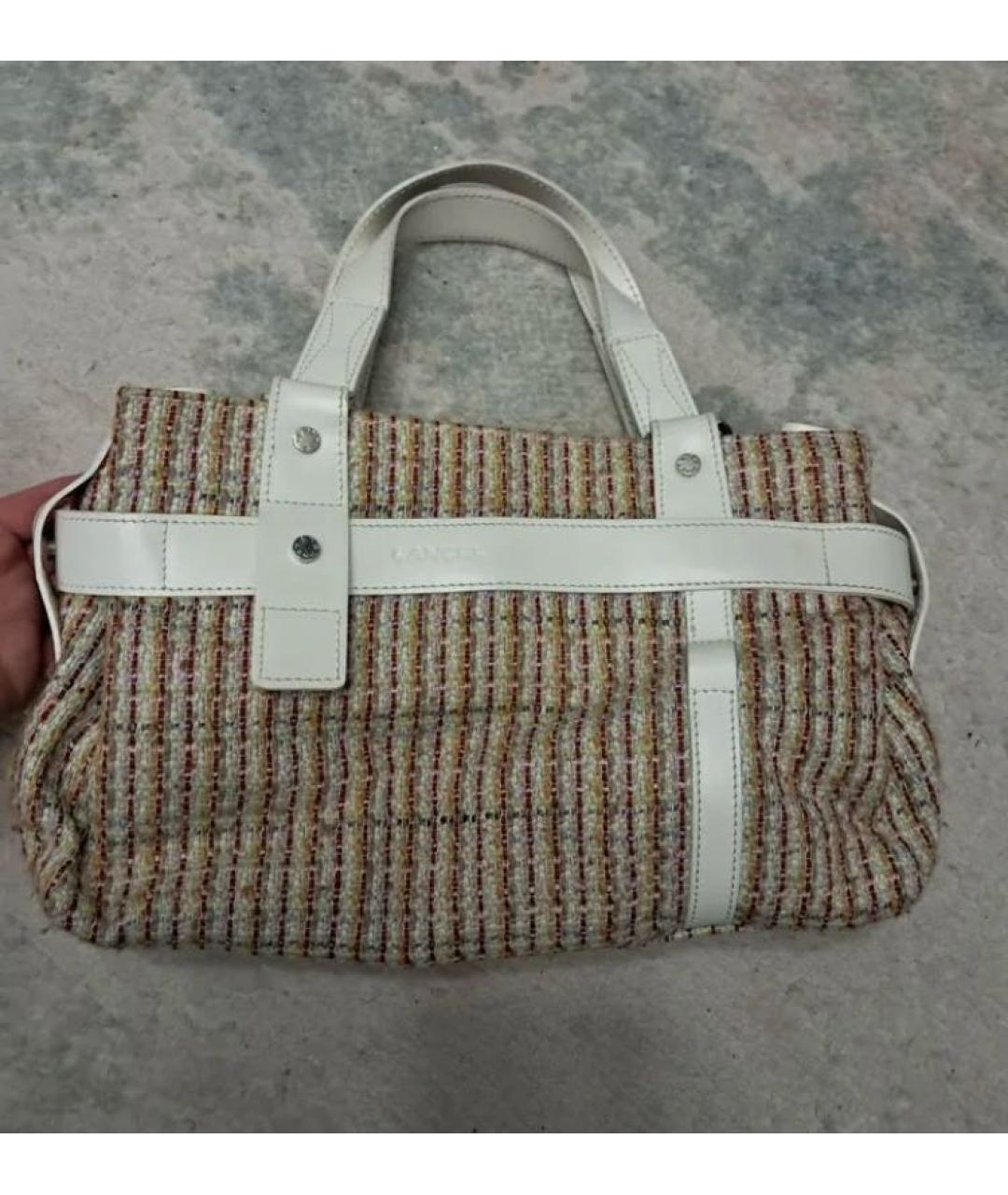 LANCEL Мульти твидовая сумка тоут, фото 9
