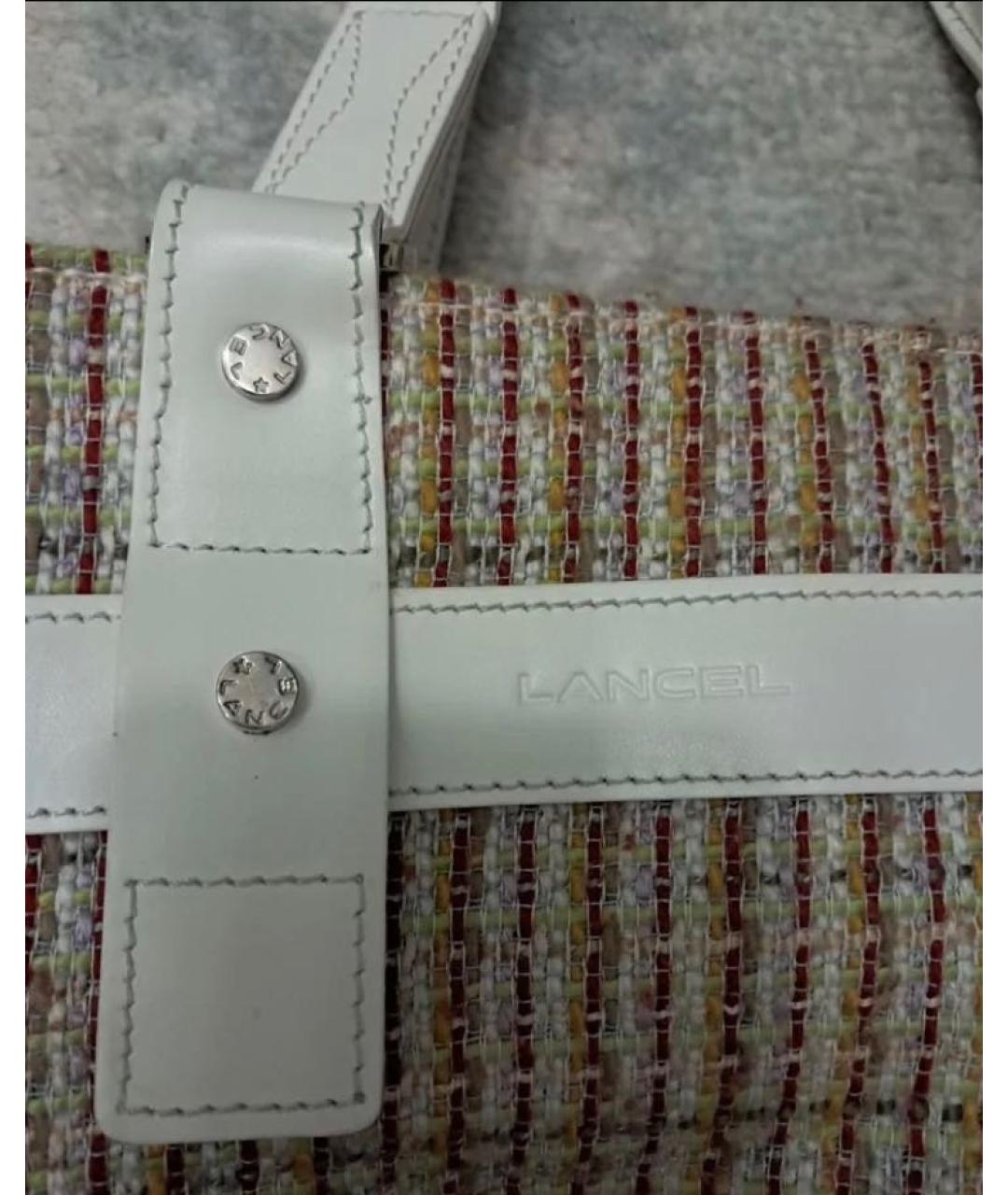 LANCEL Мульти твидовая сумка тоут, фото 5