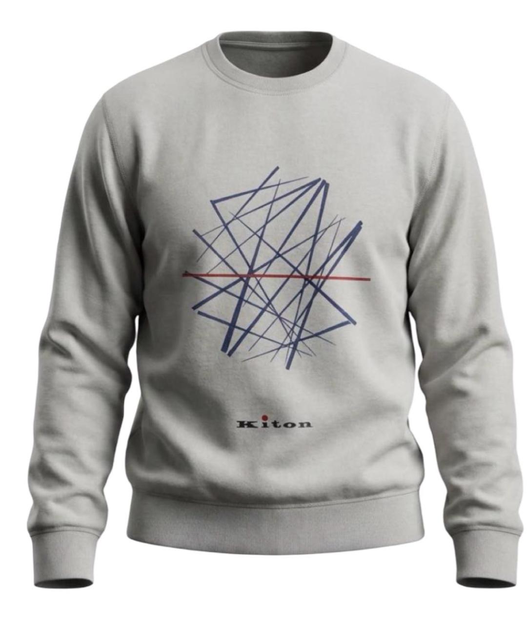 KITON Серый джемпер / свитер, фото 9