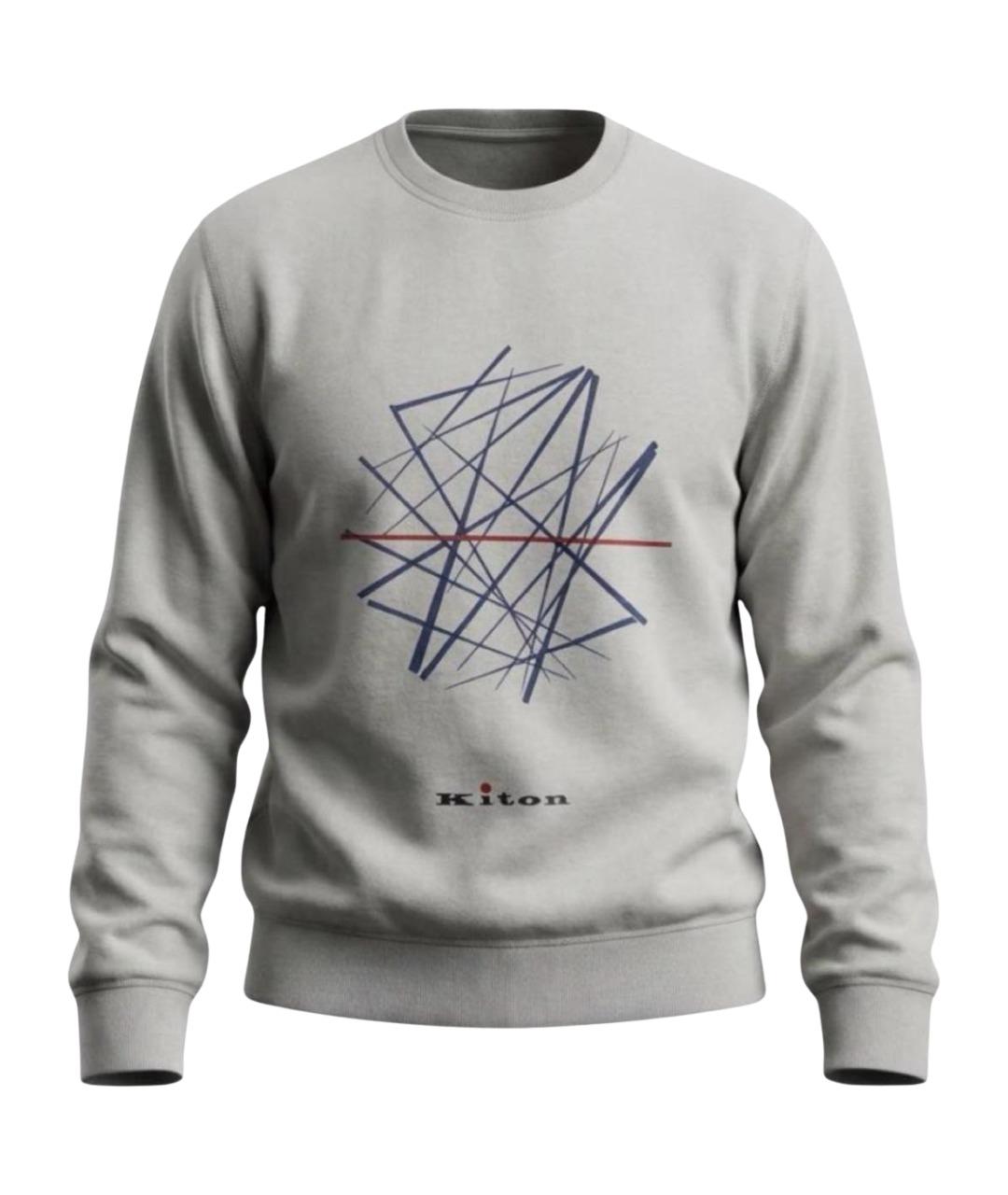 KITON Серый джемпер / свитер, фото 1