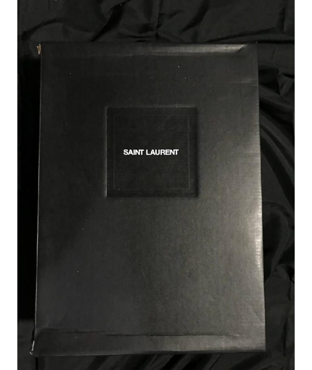 SAINT LAURENT Белые кожаные кеды, фото 8