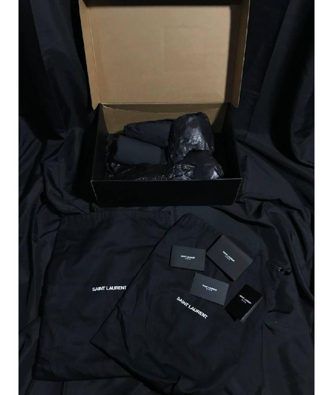 SAINT LAURENT Белые кожаные кеды, фото 9