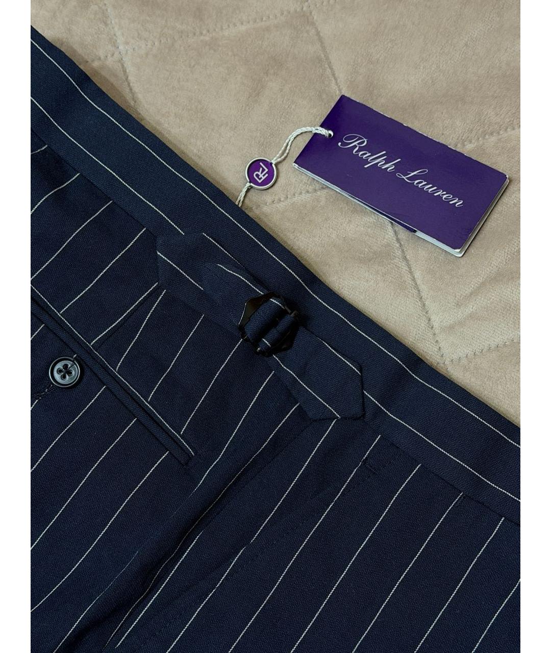 RALPH LAUREN PURPLE LABEL Мульти классические брюки, фото 4