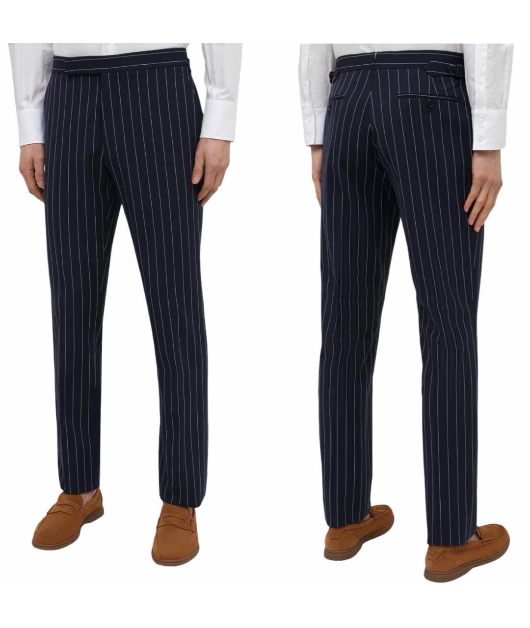 RALPH LAUREN PURPLE LABEL Мульти классические брюки, фото 5