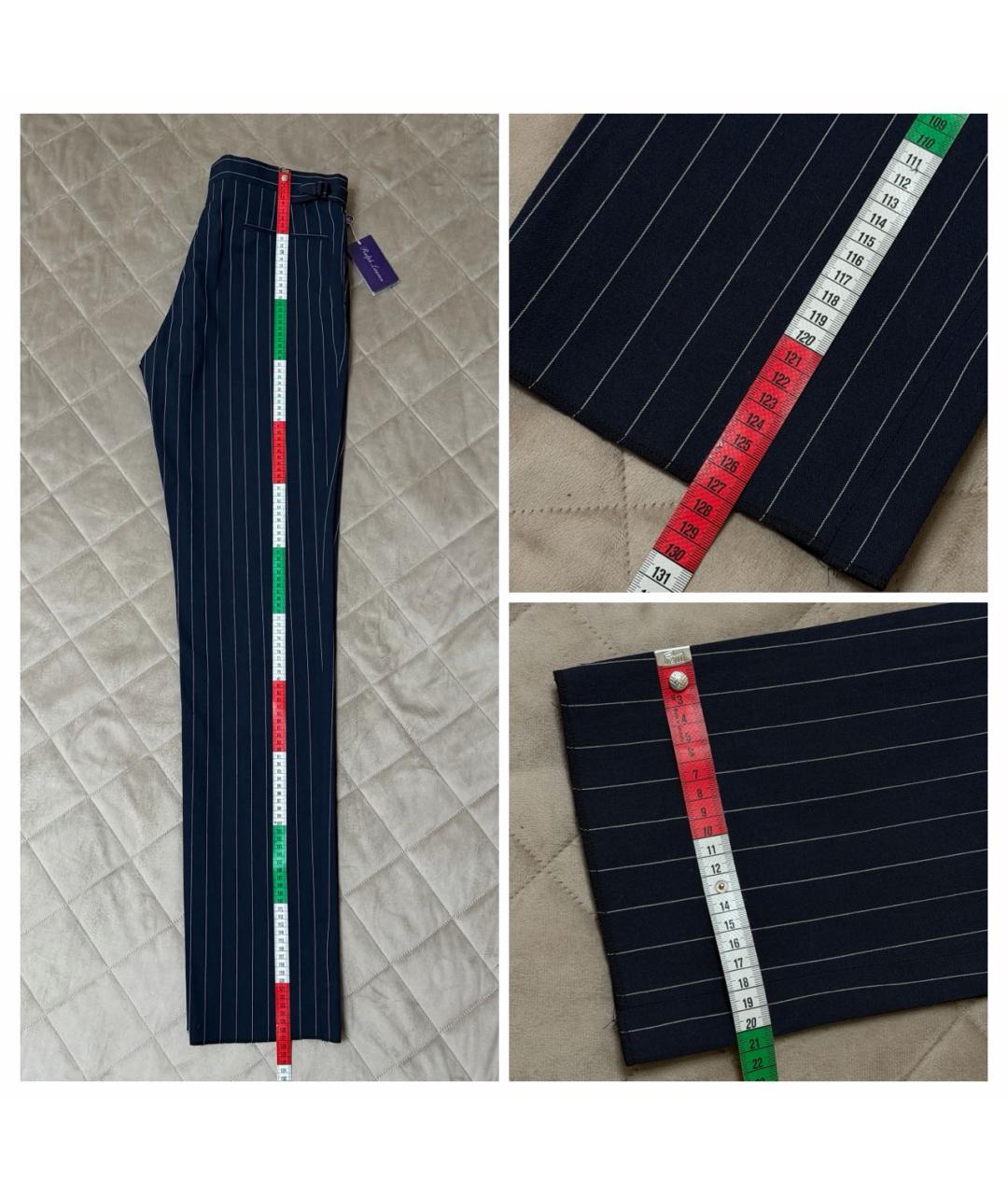 RALPH LAUREN PURPLE LABEL Мульти классические брюки, фото 8