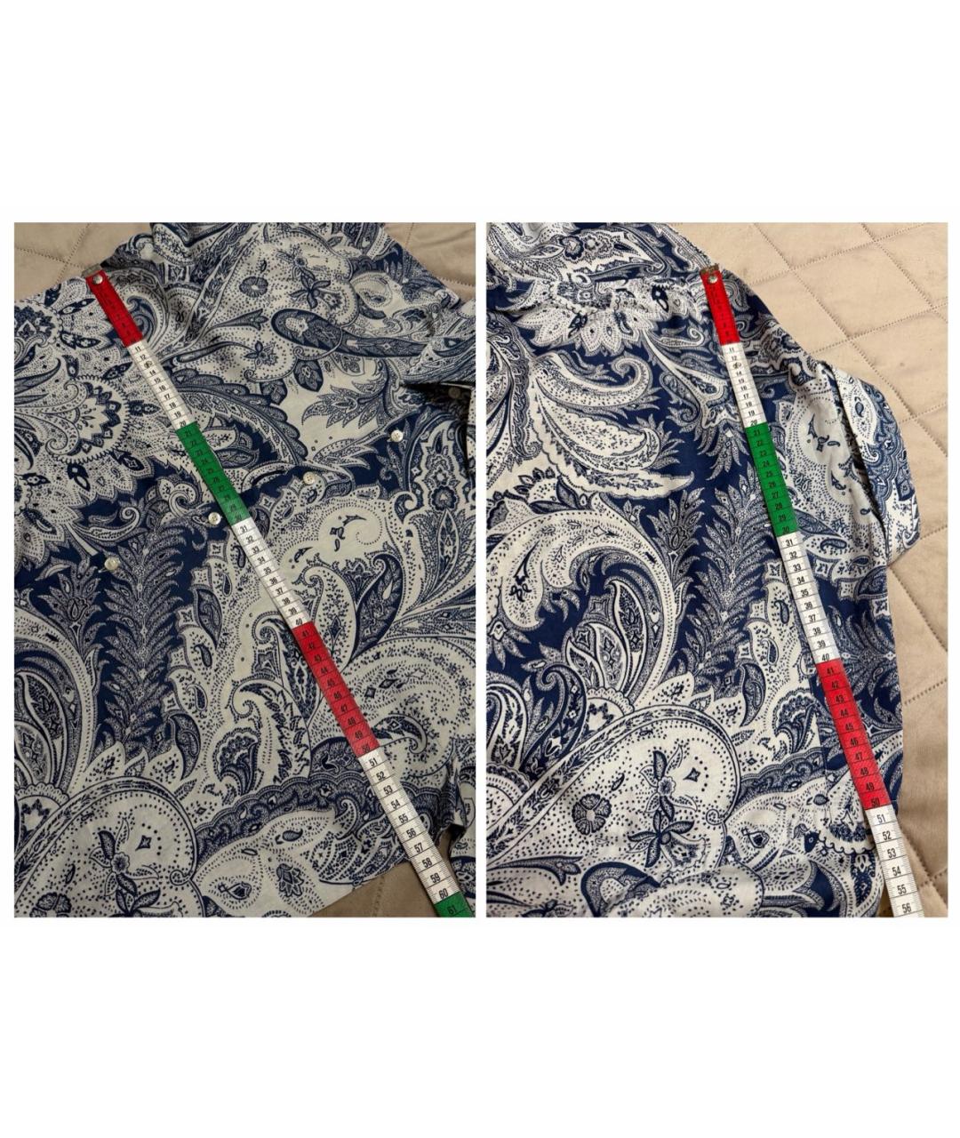 ETRO Мульти хлопковая кэжуал рубашка, фото 8