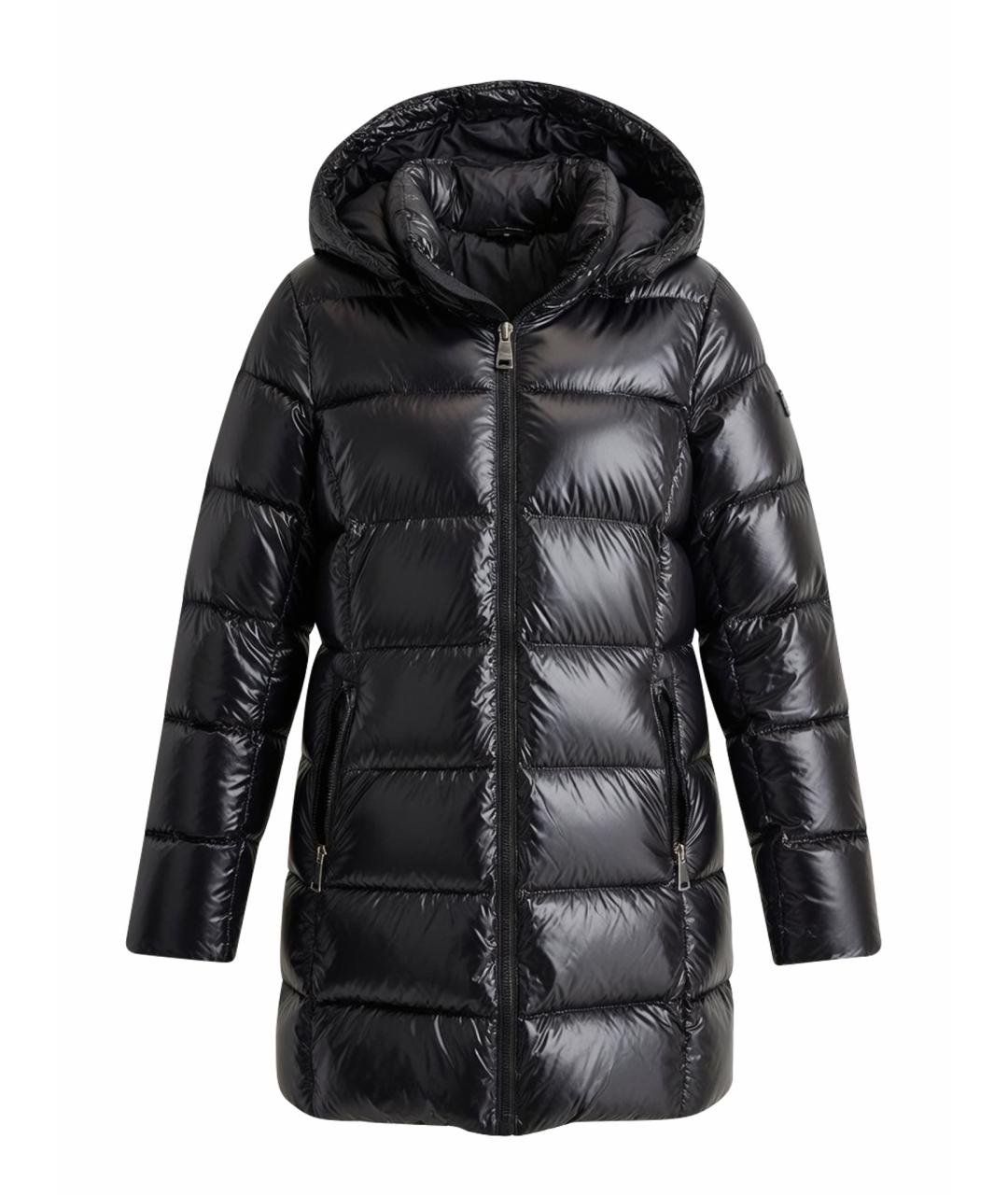 DKNY Черный полиэстеровый пуховик, фото 1