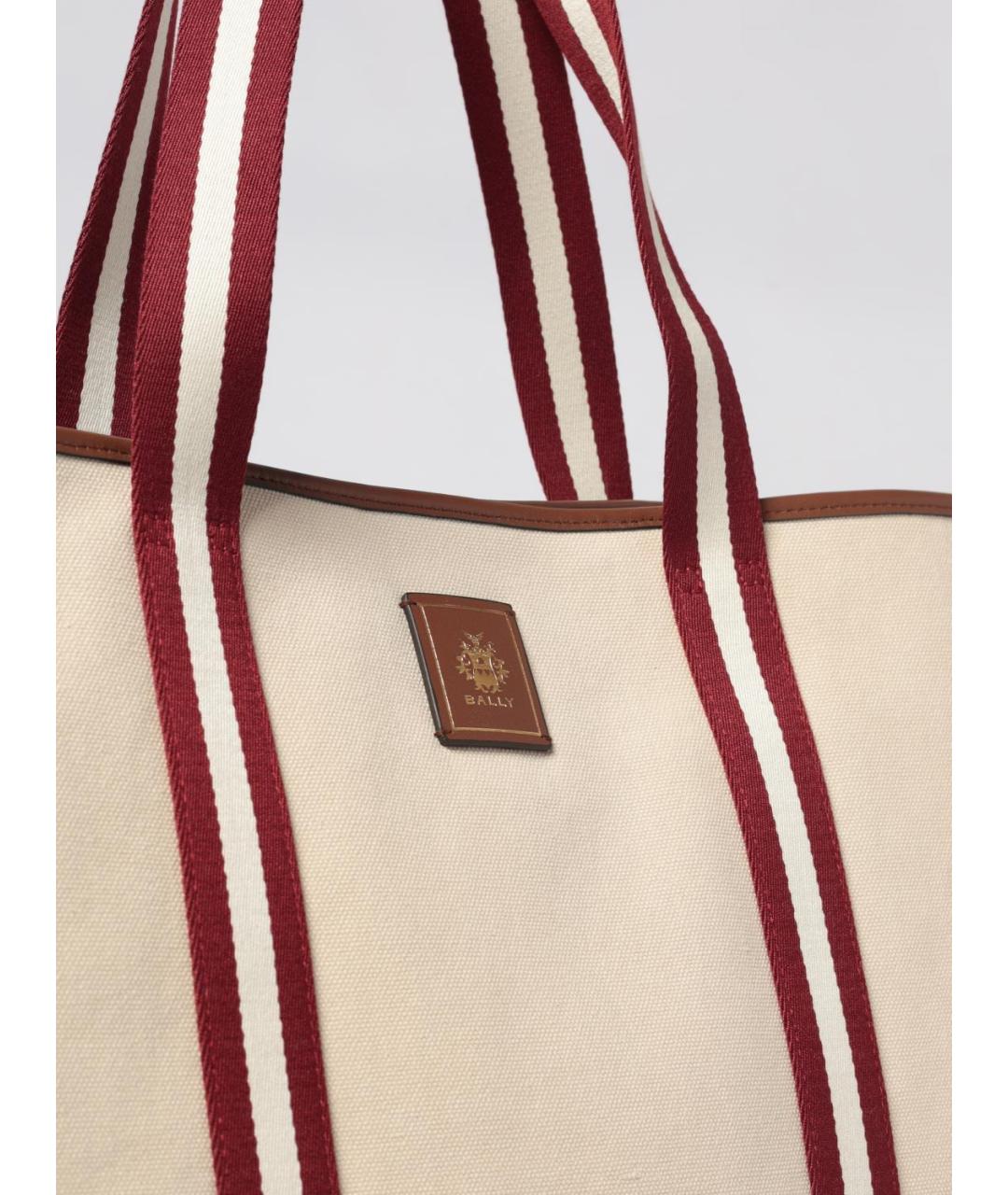 BALLY Бежевая сумка тоут, фото 3