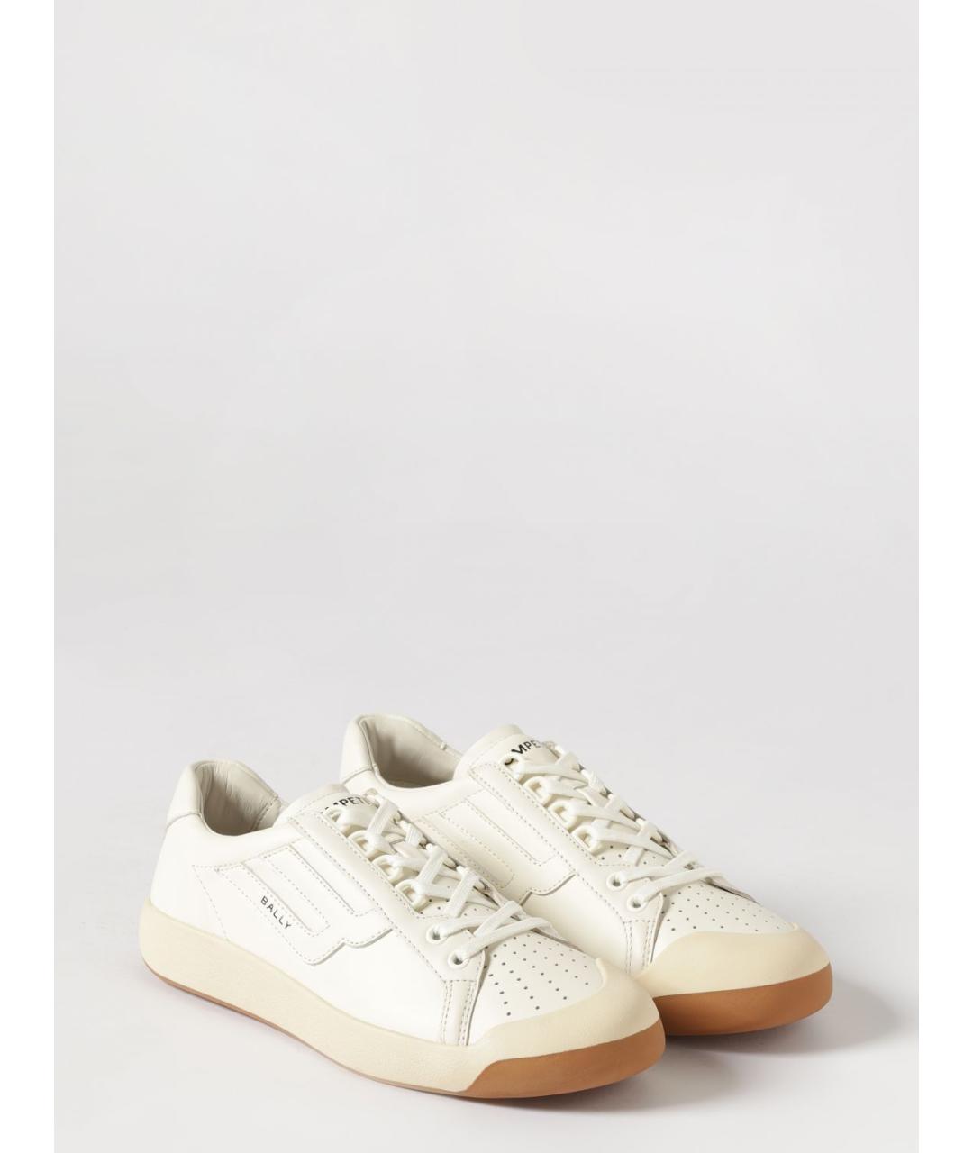 BALLY Белые низкие кроссовки / кеды, фото 2