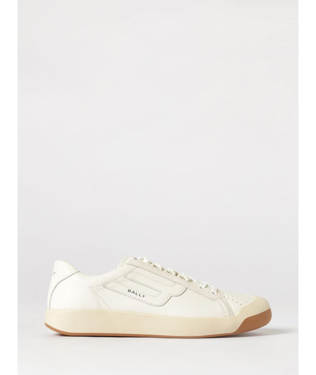 BALLY Белые низкие кроссовки / кеды, фото 5