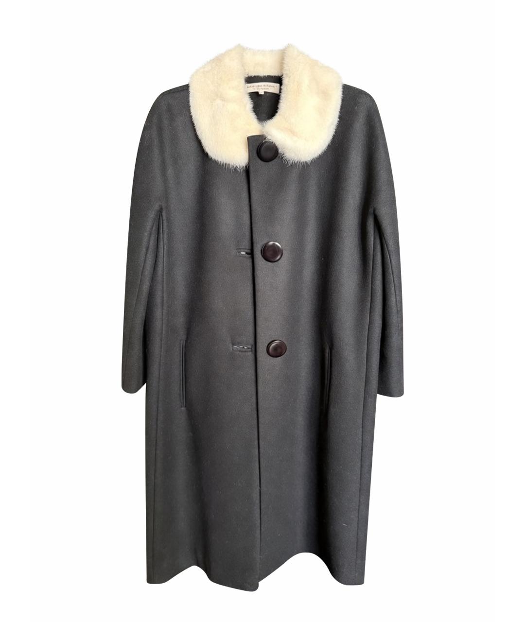 ALEXANDER TEREKHOV Черное шерстяное пальто, фото 1