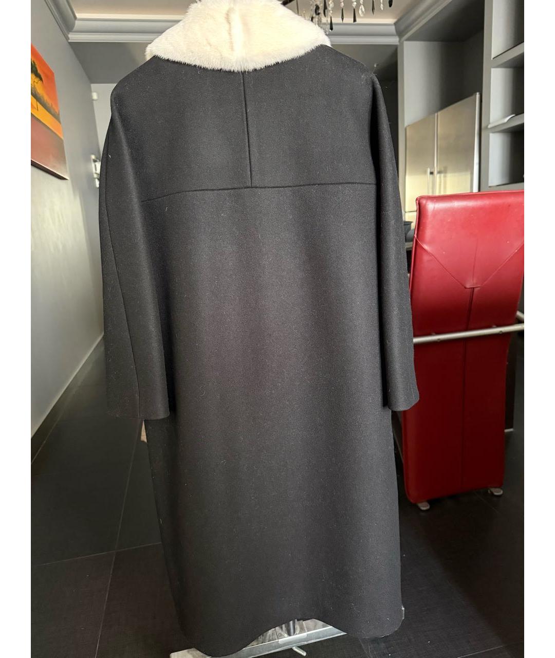 ALEXANDER TEREKHOV Черное шерстяное пальто, фото 2