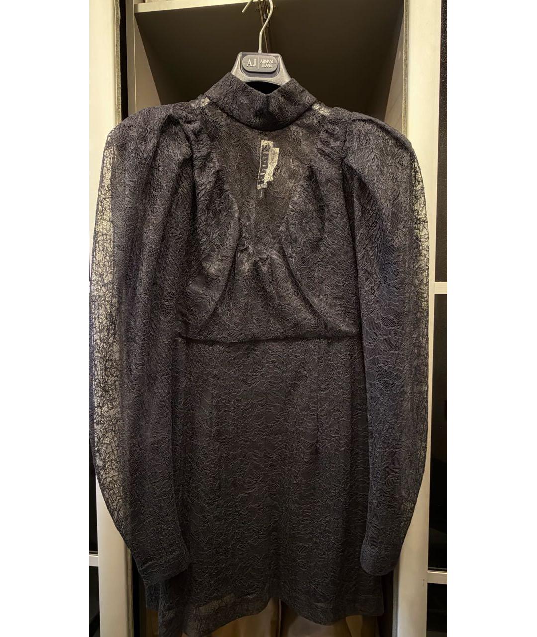 ROTATE Черное полиэстеровое коктейльное платье, фото 2