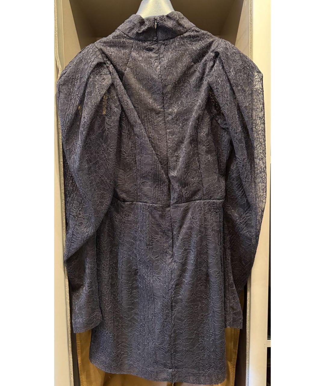 ROTATE Черное полиэстеровое коктейльное платье, фото 3