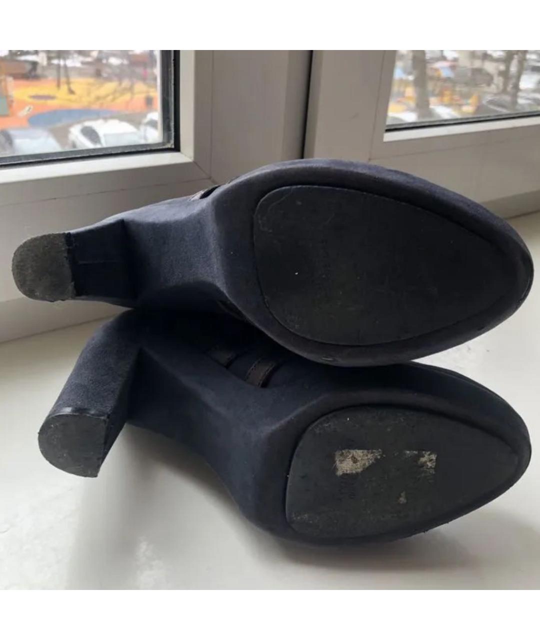 HERMES Замшевые полусапоги, фото 5