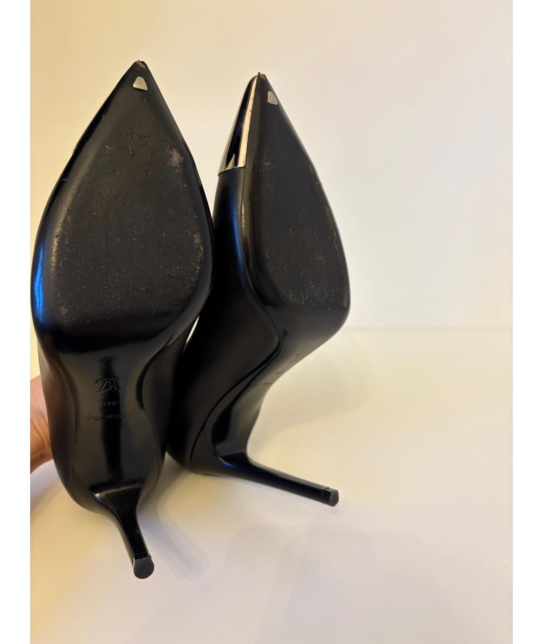 LOUIS VUITTON Черные кожаные туфли, фото 3